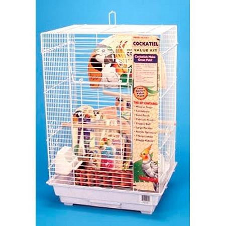 Cockatiel Square Top Bird Cage Kit