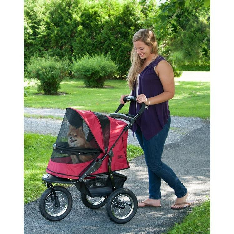 Jogger No-Zip Pet Stroller - Rugged Red