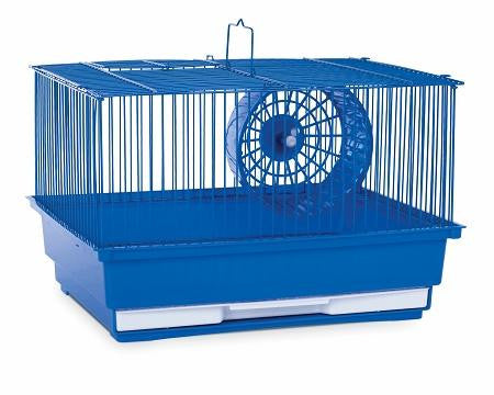 Single Story Hamster Cage -  Blue