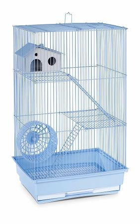 Three Story Hamster & Gerbil Cage - Yellow