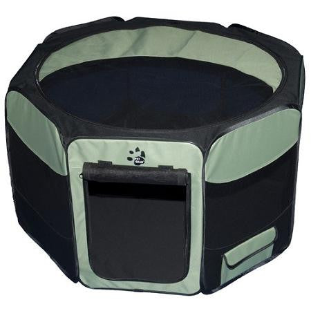 Travel Lite Soft-Sided Pet Pen - Small-Sage